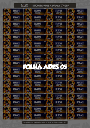 Etiqueta Escolar Vinil