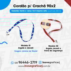 Cordão para crachá