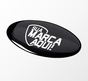 Adesivo resinado c/ alto-relevo