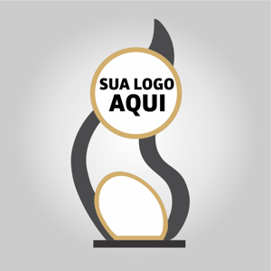 TROFÉU EM ACRÍLICO RECORTE PERSONALIZADO