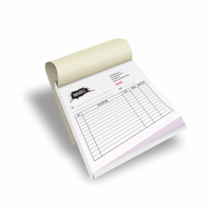 BLOCOS DE RECIBOS PAPEL SULFITE 75g (15 x 21cm) 4x0 - COLORIDO SÓ FRENTE  BLOCADO/ GRAMPEADO 