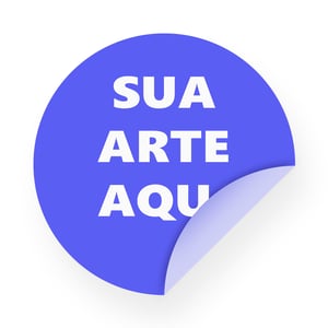 Adesivo 7x7cm. 140 unidades Vinil com meio corte 7x7cm. 4x0  Redondo/Quadrado/Corte Epecial 