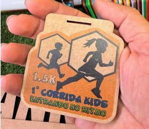 MEDALHAS MDF IMPRESSO MDF 8x8 COLORIDO UV  