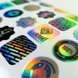 Adesivo com recorte eletrônico 010 BRILHO FOSCO