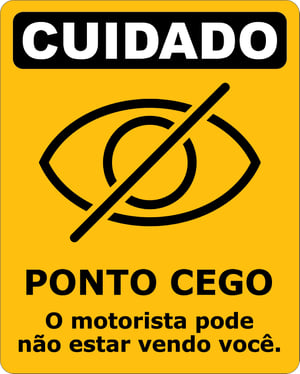 Adesivo ponto cego