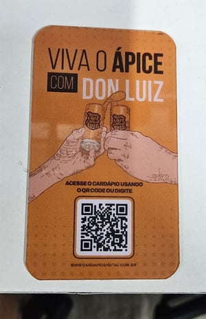 Tag para mesa cristal 7x10 4/0 brilho especial dupla face tesa