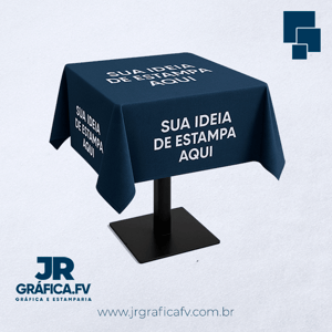 TOALHA DE MESE RETANGULAR PERSONALIZADA