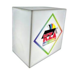 Cubo luminoso de acrílico