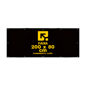 Faixa 200x80cm 280g
