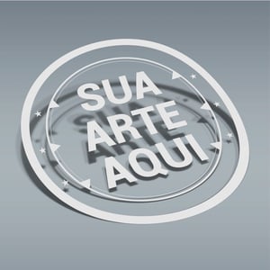 Adesivo/Etiqueta corte especial vinil transparente + tinta branca Vinil transparente 100g  Impressão UV 5x0  Corte digital 