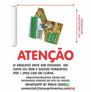 IMPRESSÃO PAPEL OUTDOOR 90G