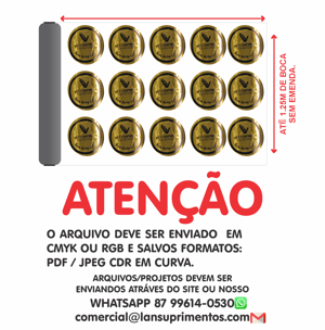 VINIL ESPELHADO DOURADO/PRATA - 140G