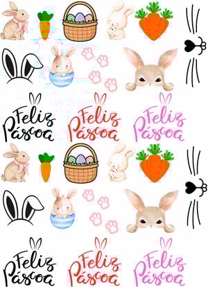 DTF UV 29X21 PASCOA DTF UV 29X21 4x1 VERNIZ  