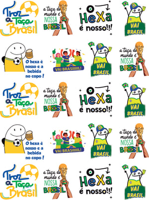 DTF UV 29X21CM COPA DO MUNDO COPOS DTF UV 29X21CM  VERNIZ  