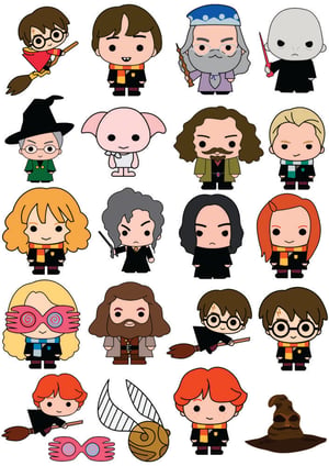 DTF UV 29x21CM HARRY POTTER DTF UV 29X21CM  VERNIZ  