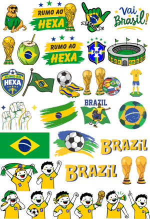 DTF UV 29X42 COPO AMERICANO COPA DO MUNDO DTF UV 29X42CM  VERNIZ  
