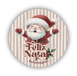 Adesivos de Natal Personalizáveis - 96und