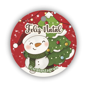 Tags de Natal Personalizáveis - 40 und