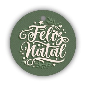 Tags de Natal Personalizáveis - 40 und