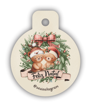 Tags de Natal Personalizáveis - 40 und