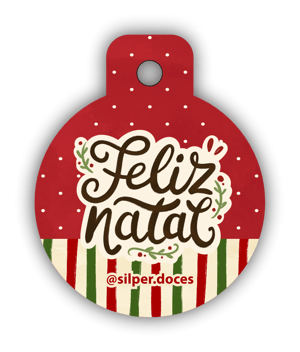 Tags de Natal Personalizáveis - 40 und