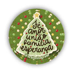 Adesivos de Natal Personalizáveis - 96und