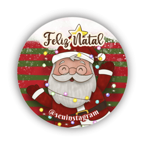 Adesivos de Natal Personalizáveis - 96und