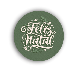 Adesivos de Natal Personalizáveis - 96und