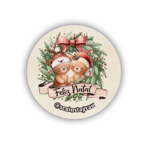 Adesivos de Natal Personalizáveis - 96und