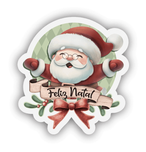Adesivos de Natal Personalizáveis - 96und