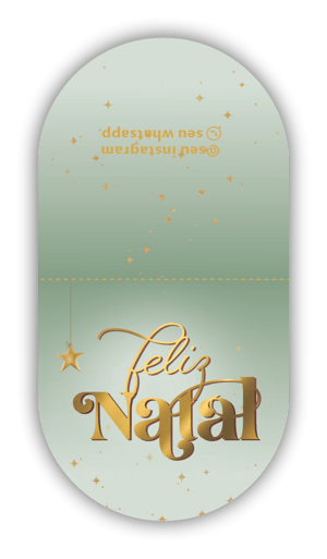 Lacres de Natal Personalizáveis - 40und