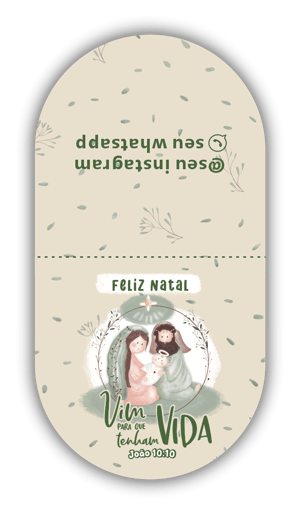 Lacres de Natal Personalizáveis - 40und