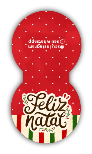 Lacres de Natal Personalizáveis - 40und