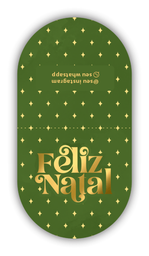 Lacres de Natal Personalizáveis - 40und