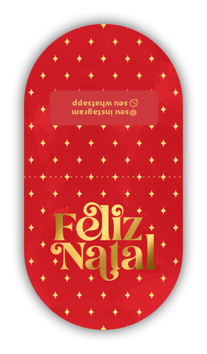 Lacres de Natal Personalizáveis - 40und