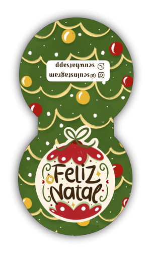 Lacres de Natal Personalizáveis - 40und