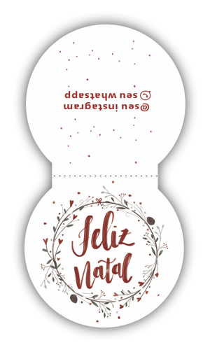 Lacres de Natal Personalizáveis - 40und