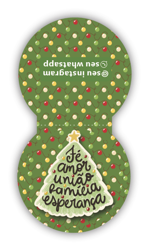 Lacres de Natal Personalizáveis - 40und