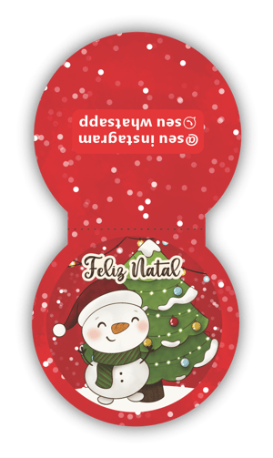 Lacres de Natal Personalizáveis - 40und