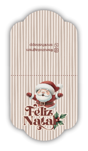 Lacres de Natal Personalizáveis - 40und