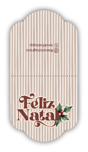 Lacres de Natal Personalizáveis - 40und