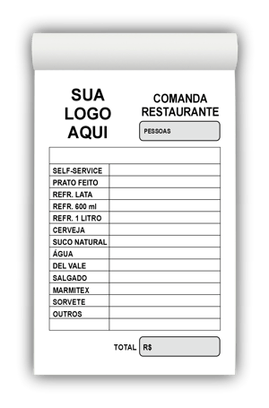 Comandas Bares e Restaurantes