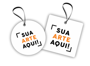 Tag redonda ou quadrada