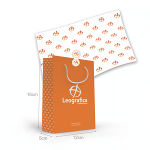 Kit 1 Especial 50 Sacola + 50 Lacres + 50 Papel de Seda     