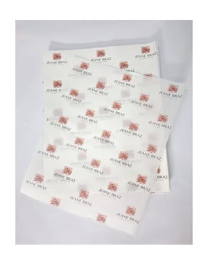 200 Folhas Papel de Seda Personalizado