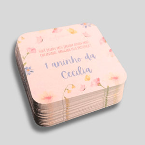 Tag quadrada 6 cm Offset 180g 6cm x 6cm 4x0, 4x4   