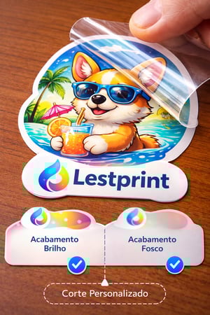 Adesivo Laminado com Recorte Vinil 010     