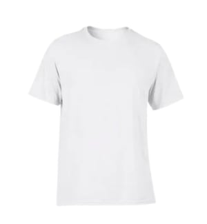 Camiseta Branca Poliéster Adulto