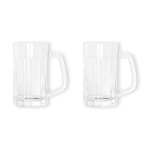 Conj. Canecas para Cerveja e Espaço Para Garrafa - 2 Peças