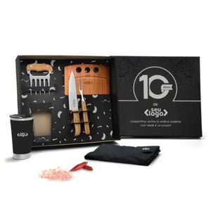 Kit Para Churrasco Com Copo Térmico - 6 Peças